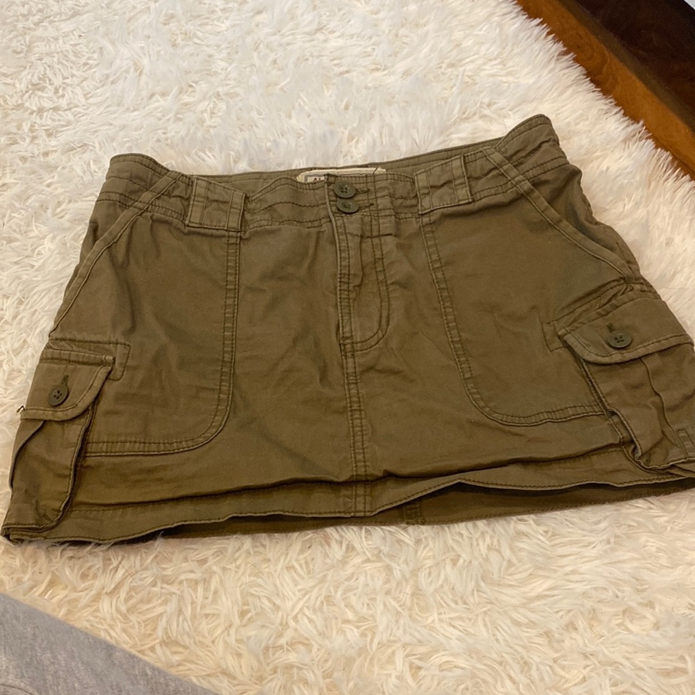 Cargo mini skirt
